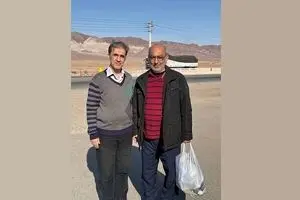 حسین کروبی آزاد شد + عکس 