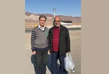 حسین کروبی آزاد شد + عکس 