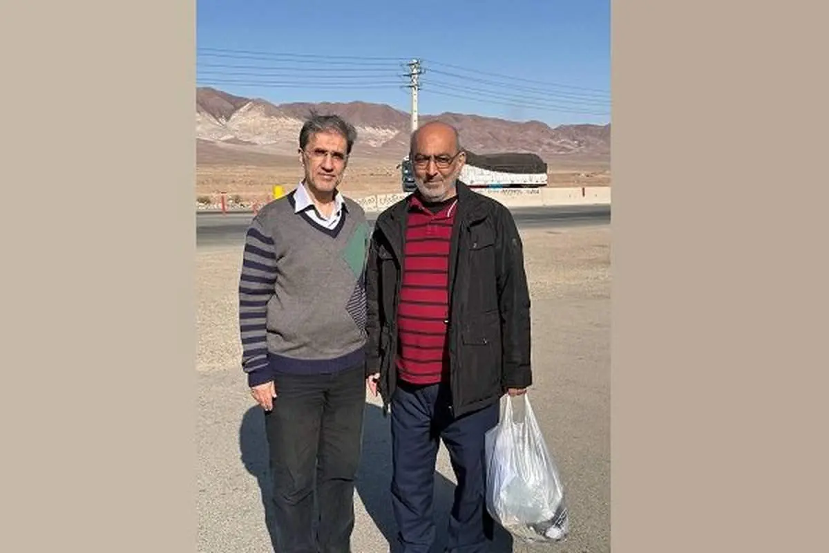 حسین کروبی آزاد شد + عکس 