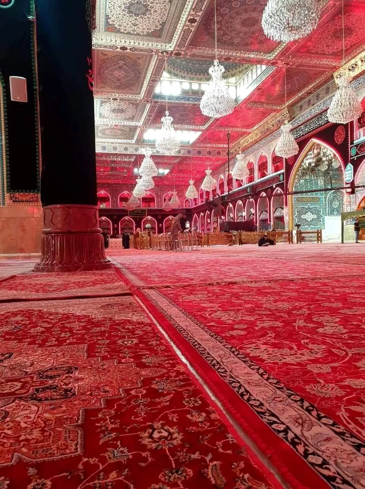 فوری؛ وقوع آتش سوزی در نزدیکی حرم امام حسین (ع)