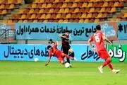 درگیری در پایان مسابقه پرسپولیس و فولاد