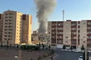 آتش‌سوزی در مناطق مسکونی پرند/ تصاویر