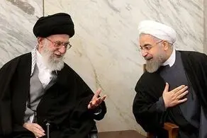 عکس از بوسه روحانی بر پیشانی رهبری + ببینید 