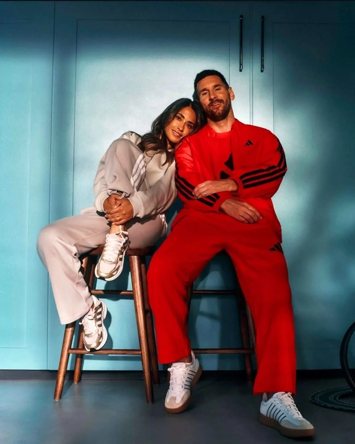 شام عاشقانه مسی و همسرش در شب ولنتاین