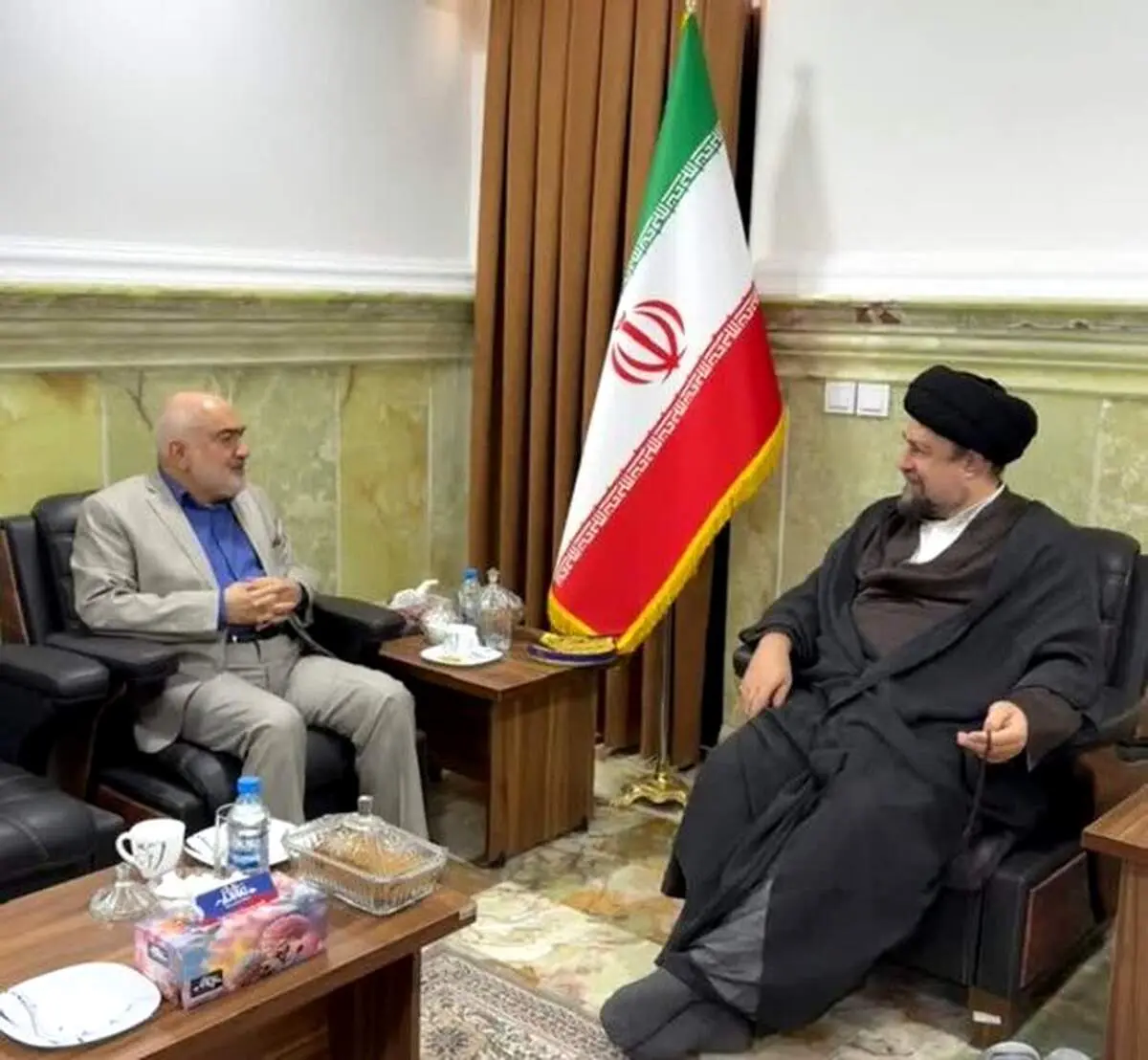 دیدار استاندار خوزستان با سیدحسن خمینی