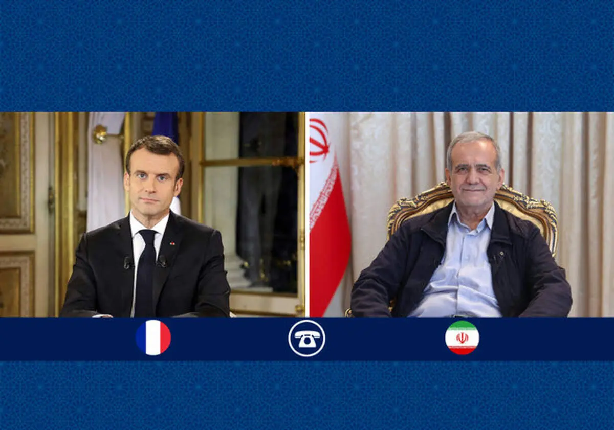 مکرون: جزو  نخستین کشورهایی بودیم که حمله نظامی آمریکا و اسرائیل به ایران را محکوم کردیم 