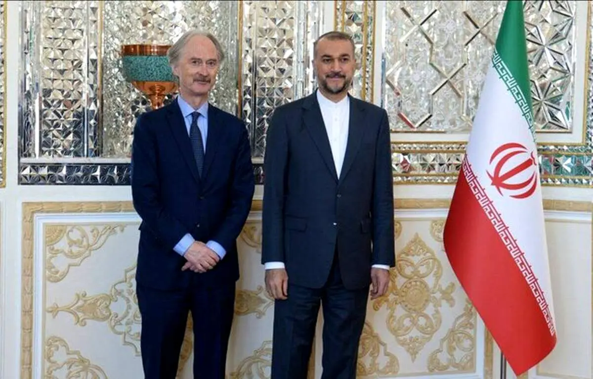 دیدار امیرعبداللهیان با گیر پترسون