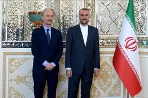 دیدار امیرعبداللهیان با گیر پترسون