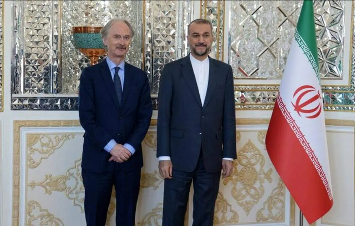 دیدار امیرعبداللهیان با گیر پترسون