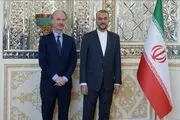 دیدار امیرعبداللهیان با گیر پترسون