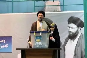 یاسر خمینی در انتخابات شرکت کرد