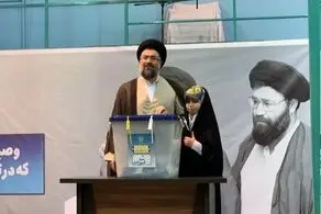 یاسر خمینی در انتخابات شرکت کرد