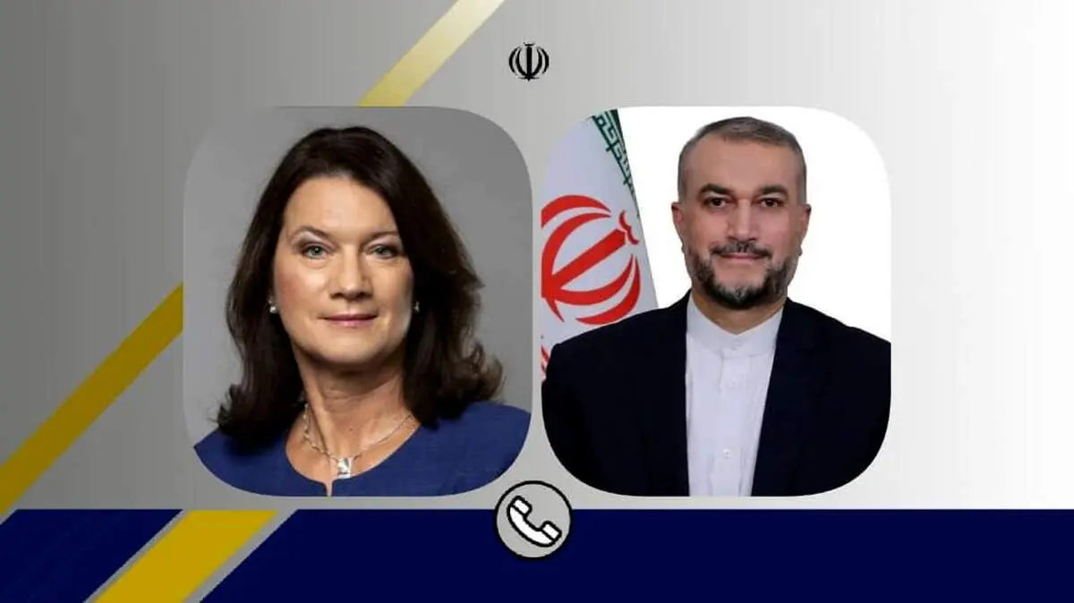 درخواست امیرعبداللهیان از وزیر خارجه سوئد چه بود؟