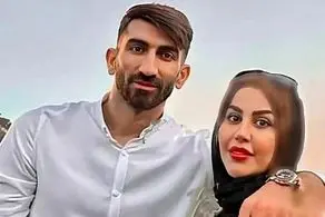 مدلینگ بیرانوند و اکرم خانم با استایل ست در سالگرد ازدواجشان/ عکس