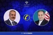 رایزنی تلفنی عراقچی و هاکان فیدان 