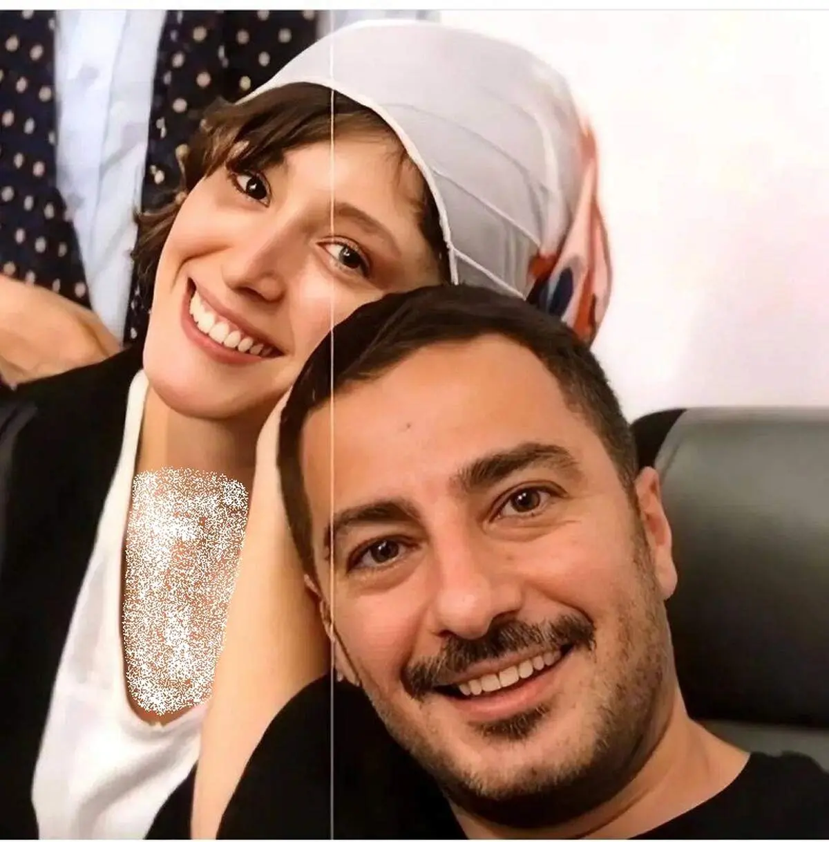زیبایی فرشته حسینی در کنار نوید مشخص شد/ تصاویر