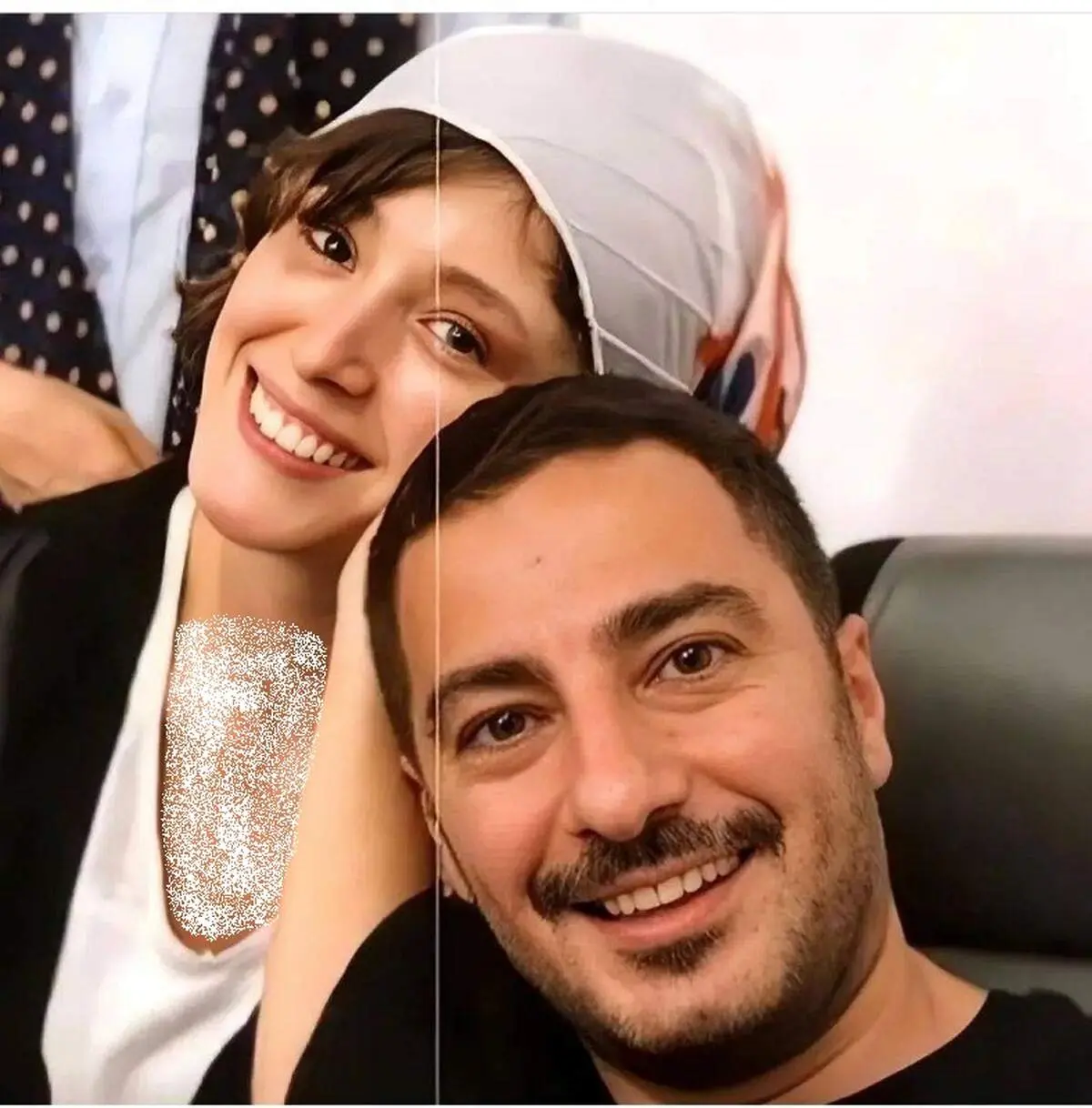 استایل خارج از تصور نوید و فرشته/ عکس