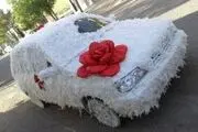 خلاقیت داماد مشهدی برای تزئین ماشین عروس، اهالی شهر را به خنده انداخت!+عکس