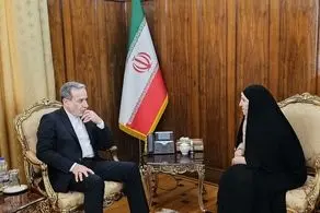 دیدار مرضیه افخم با سیدعباس عراقچی 