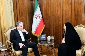 دیدار مرضیه افخم با سیدعباس عراقچی 
