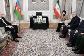 حضور الهام علی اف در سفارت ایران در باکو