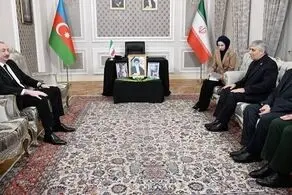 حضور الهام علی اف در سفارت ایران در باکو