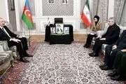 حضور الهام علی اف در سفارت ایران در باکو