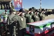 وداع باشکوه با شهدای هوانیروز در اصفهان