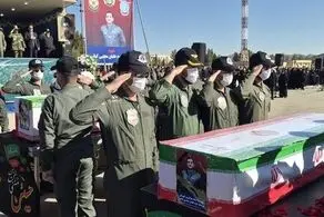 وداع باشکوه با شهدای هوانیروز در اصفهان