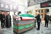 محمد رضا عارف در کنار پیکر محمد اسماعیل شوشتری + ببینید 