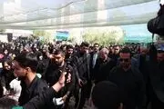 بازدید رئیس‌جمهور از موکب دخترانه حضرت نجمه خاتون مشهد