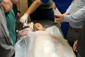 شهادت دردناک کودک+عکس 
