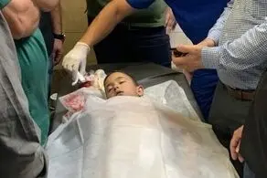 شهادت دردناک کودک+عکس 