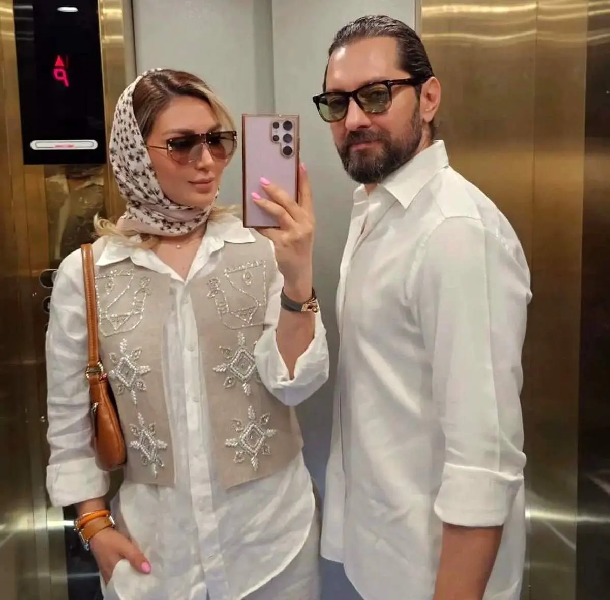 مینا مختاری بالاخره عکس پسر بهرام رادان را منتشر کرد/ تصویر