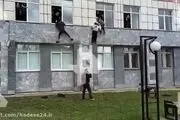 تیراندازی وحشتناک در دانشگاه/ دانشجویان پا به فرار گذاشتند+ فیلم