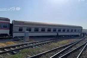 اولین تصاویر از حادثه قطار تهران مشهد