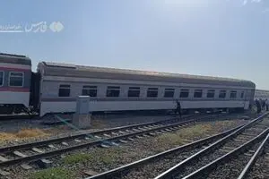 اولین تصاویر از حادثه قطار تهران مشهد