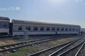 اولین تصاویر از حادثه قطار تهران مشهد