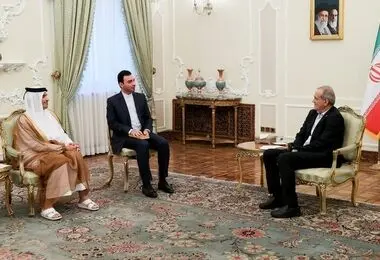 نخست وزیر قطر با پزشکیان دیدار کرد 