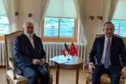 ظریف با وزیر خارجه ترکیه دیدار کرد 