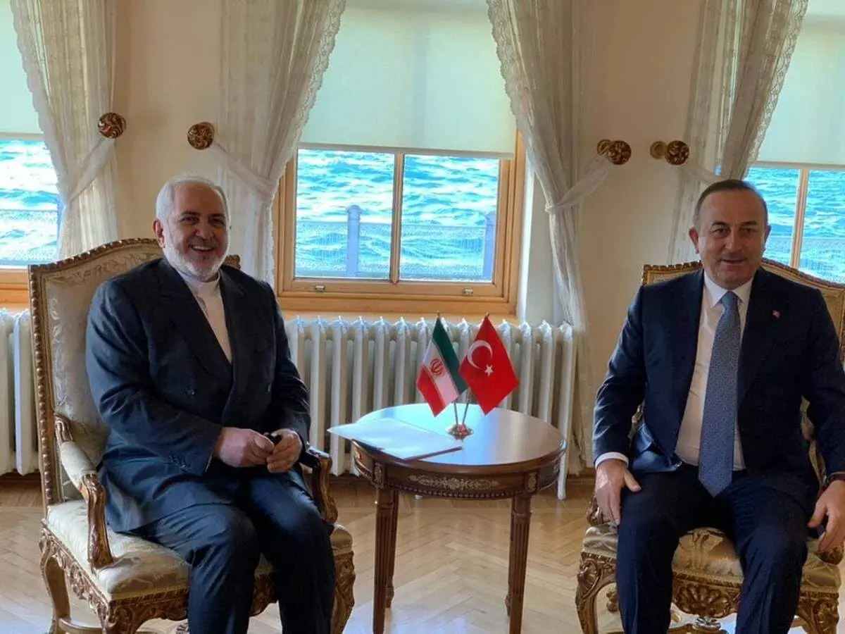 ظریف با وزیر خارجه ترکیه دیدار کرد 