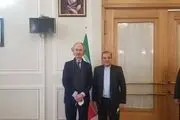 مشاور ارشد وزیر خارجه با نماینده ویژه سازمان ملل در امور سوریه دیدار کرد 