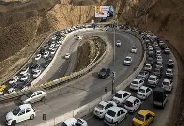 اعمال محدودیت تردد در چالوس 