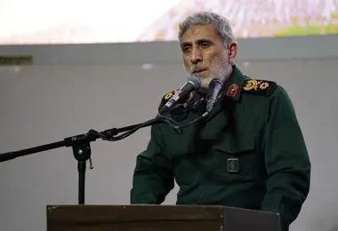 توئیت سردار قاآنی درباره جبهه مقاومت 