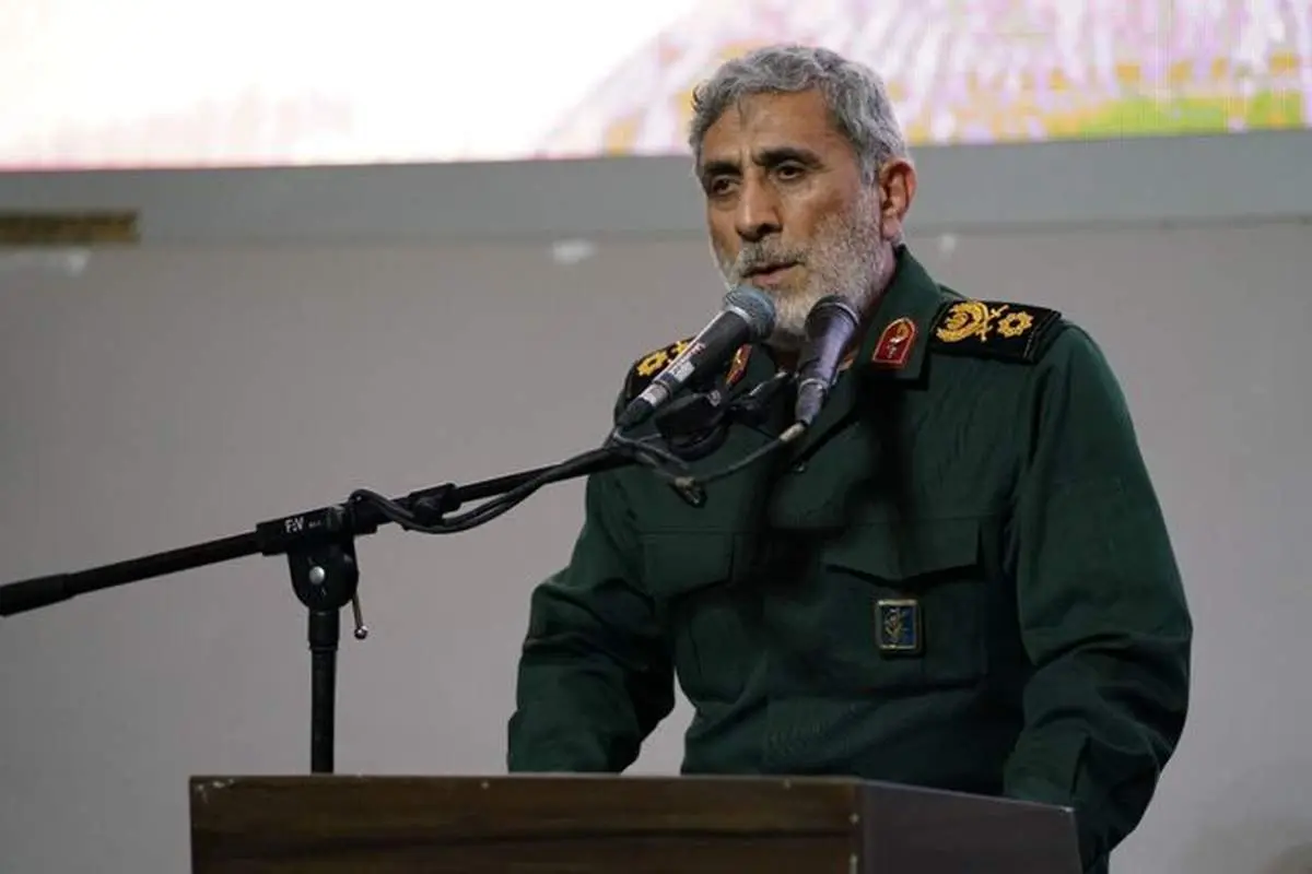 توئیت سردار قاآنی درباره جبهه مقاومت 