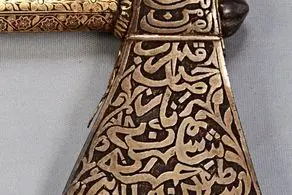 عکس دیده نشده از تبرزین زیبا متعلق به نادرشاه+ببینید