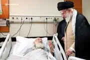 عیادت رهبر انقلاب از آیت الله نوری همدانی