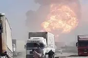 ۱۰۰۰ دستگاه کامیون در انفجار گمرک اسلام‌قلعه دچار حریق شدند/ مرز دوغارون حداقل ۲ هفته تعطیل است