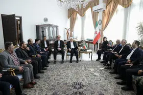 دیدار نوروزی جمعی از وزرا با محمدرضا عارف