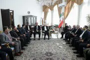 دیدار نوروزی جمعی از وزرا با محمدرضا عارف